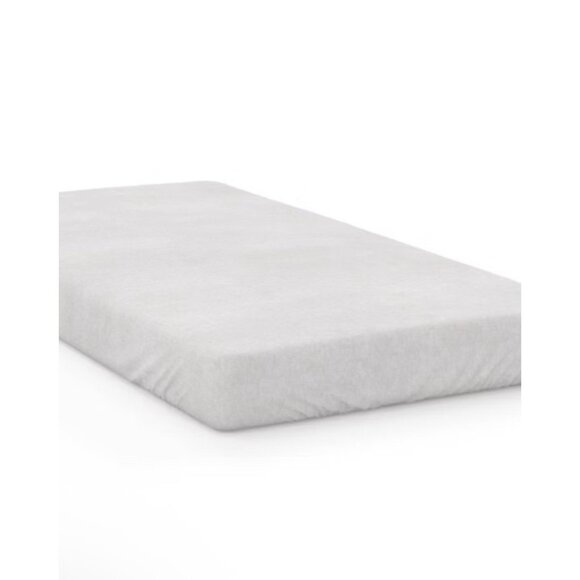 Goumi Nursery Fitted Crib Sheet Beige Bamboo Organic Cotton Standard Size NWT - Picture 4 of 8